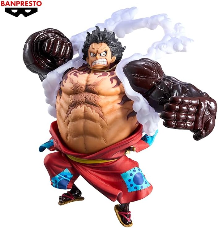 BANPRESTO King of Artist One Piece - Monkey D. Luffy Gear 4th Bounceman PVC Figure (BA-0001)