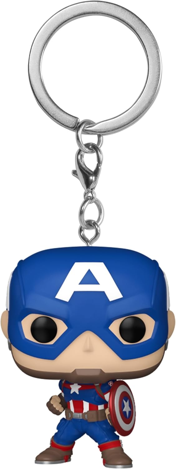 Funko Pop! Keychain Marvel Comics - Captain America Vinyl Keychain (82492)