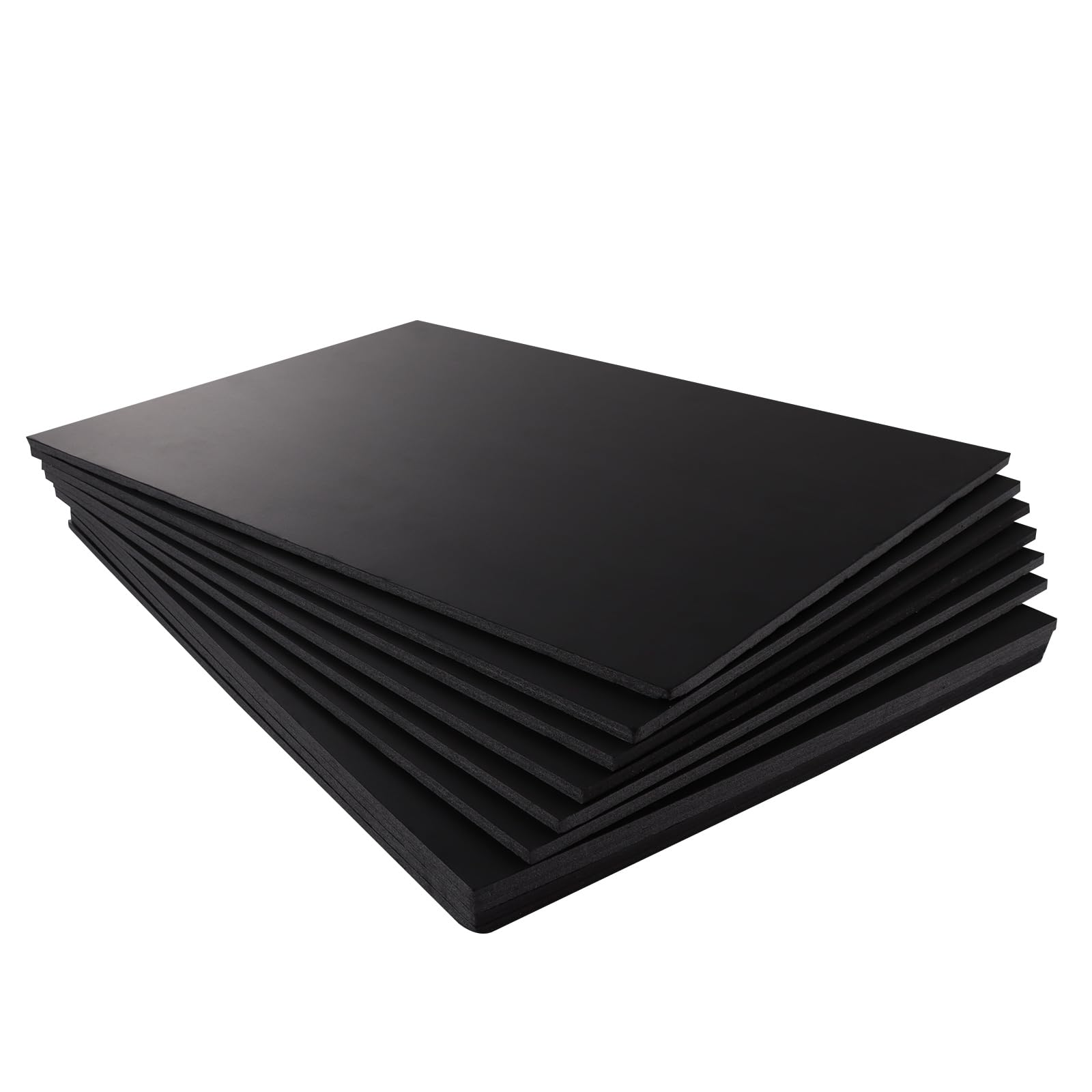 ASelected Black Foam Board - 10 Pack A3 Size, 5mm Thick Polystyrene Sheet for Crafting & Display