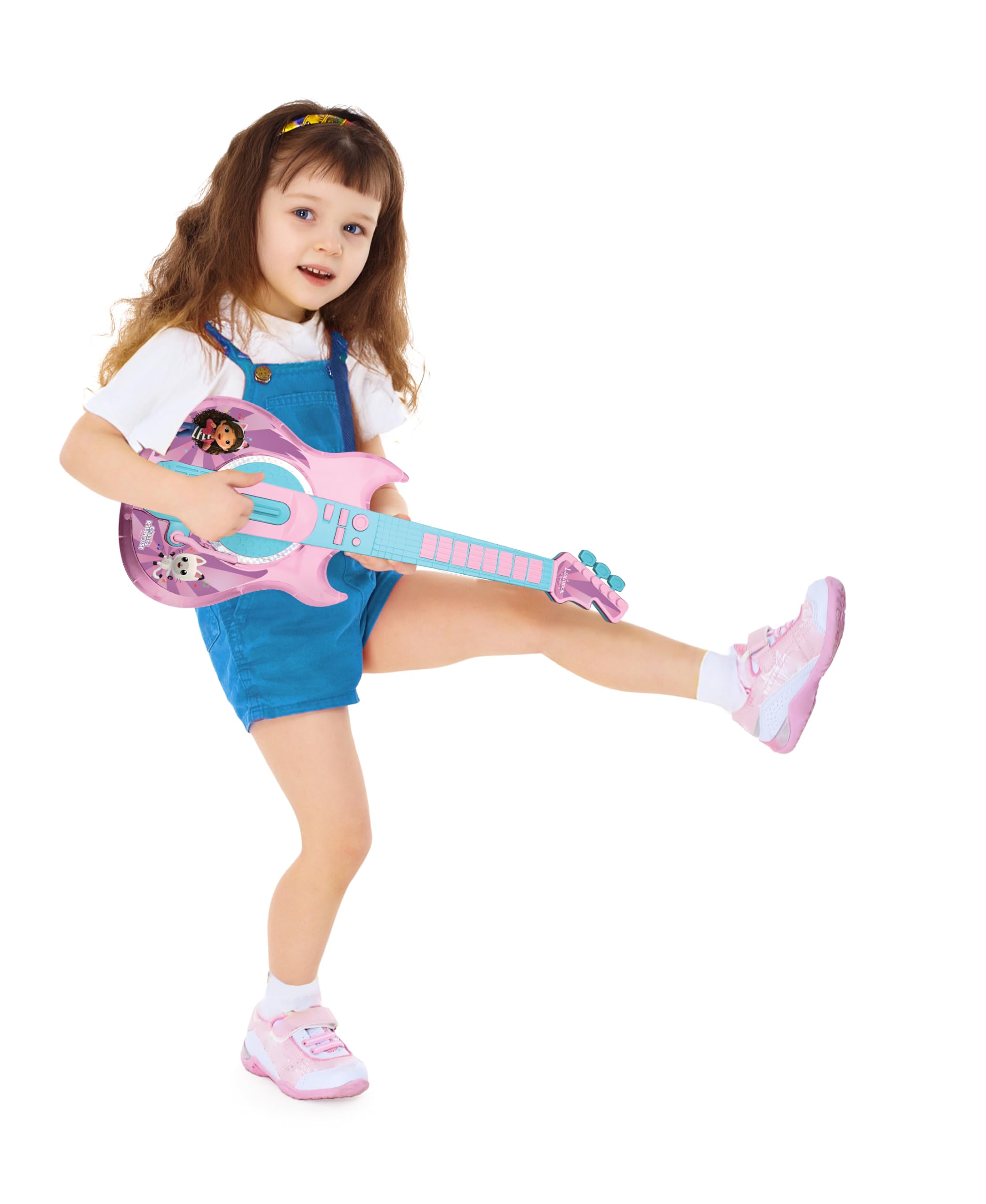 Lexibook Gabby's Dollhouse Electronic Guitar with Microphone & Glasses - Musical Toy for Kids 11