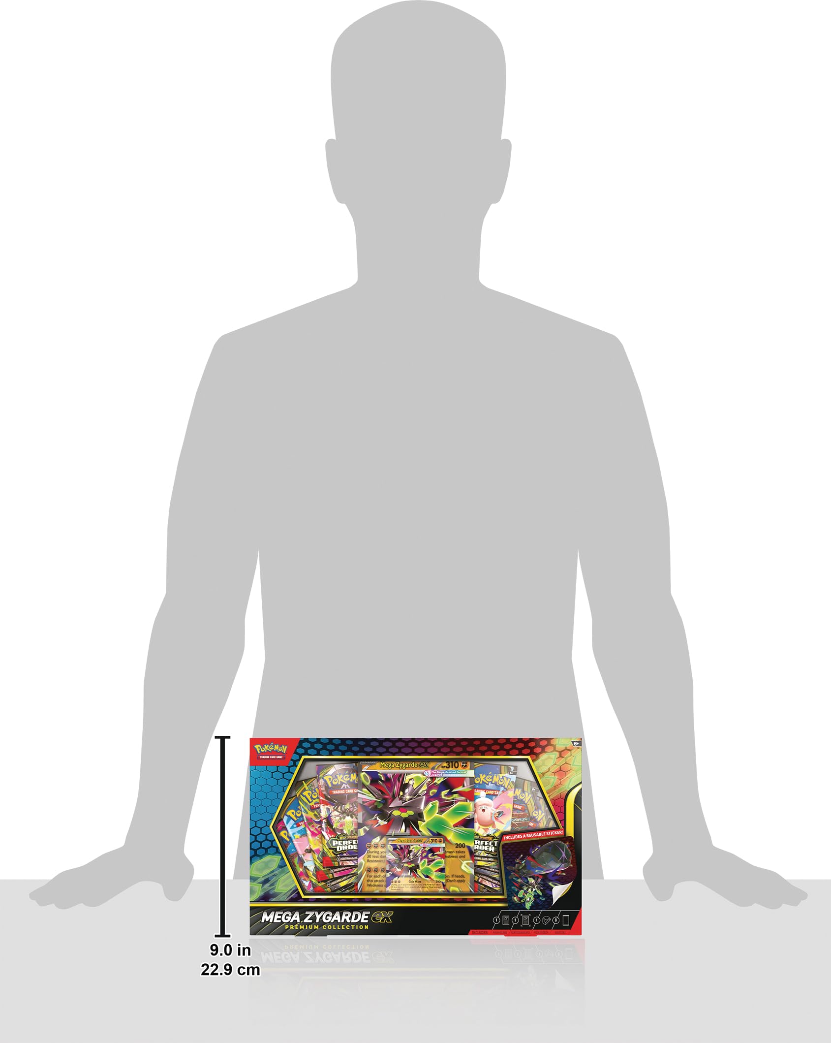 Pokémon Mega Zygarde ex Premium Collection | 1 Promo Card, 8 Booster Packs 2