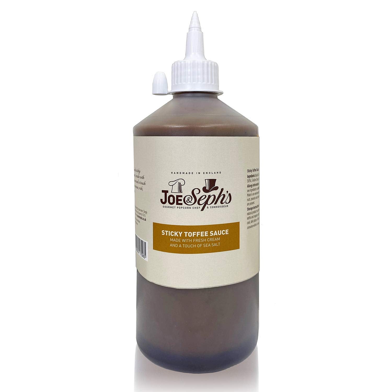 Joe & Seph's Sticky Toffee Caramel Sauce - 1kg | Gluten-Free, Vegetarian Friendly 1