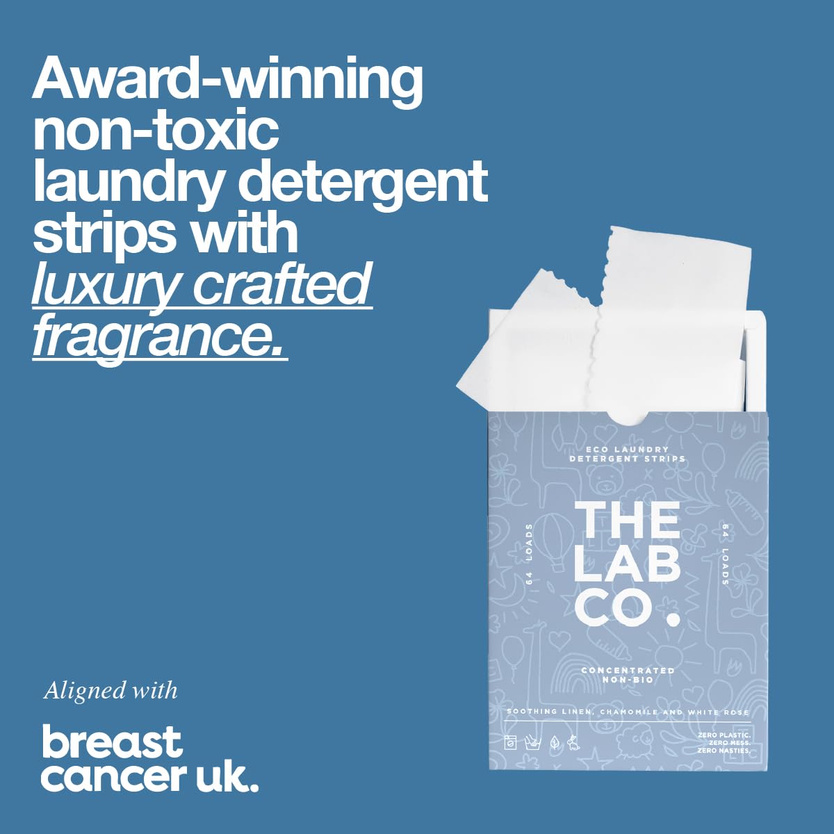 The Lab Co. Laundry Detergent Strips | Eco Ultra-Concentrate | 64 Count 2
