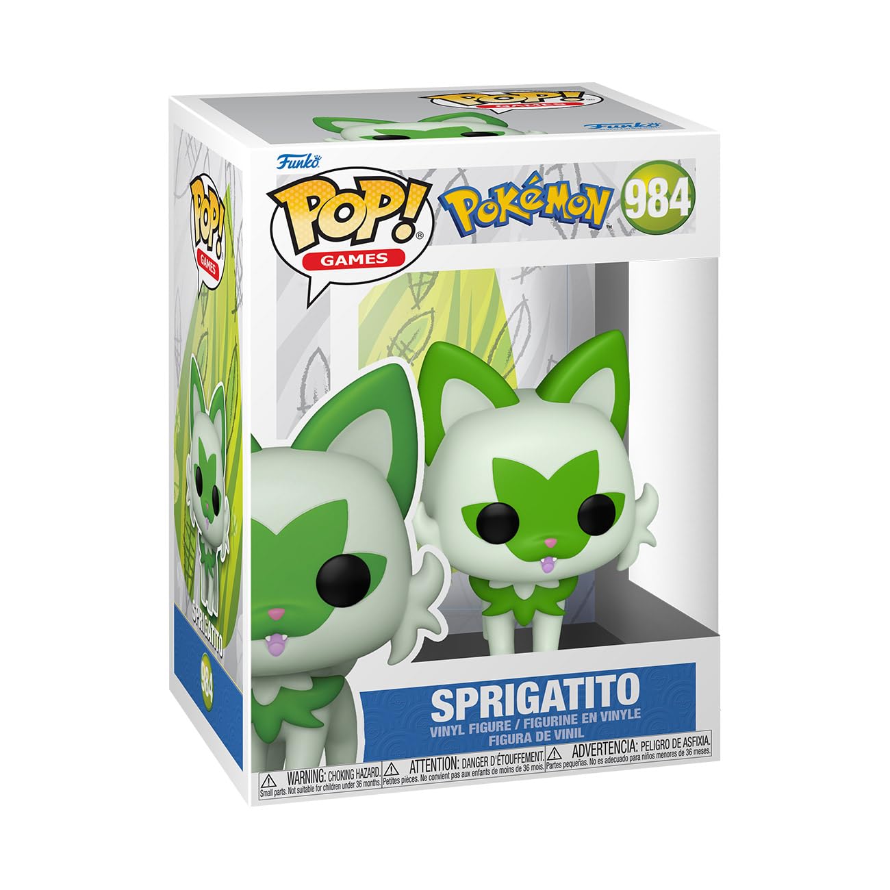 Funko POP! Games: Pokemon - Sprigatito Vinyl Figure | 3.75 Inches | Model 75191