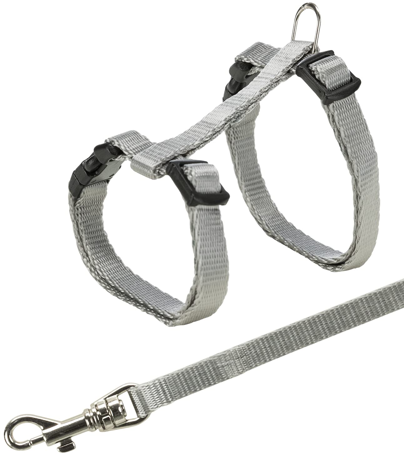 TRIXIE Kitten Harness with Leash - Adjustable Nylon for Cats | Size 19-31 cm