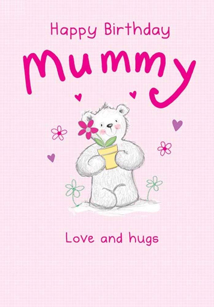 Piccadilly Greetings Traditional Mummy Birthday Card | 7 x 5 Inches | Pink 1