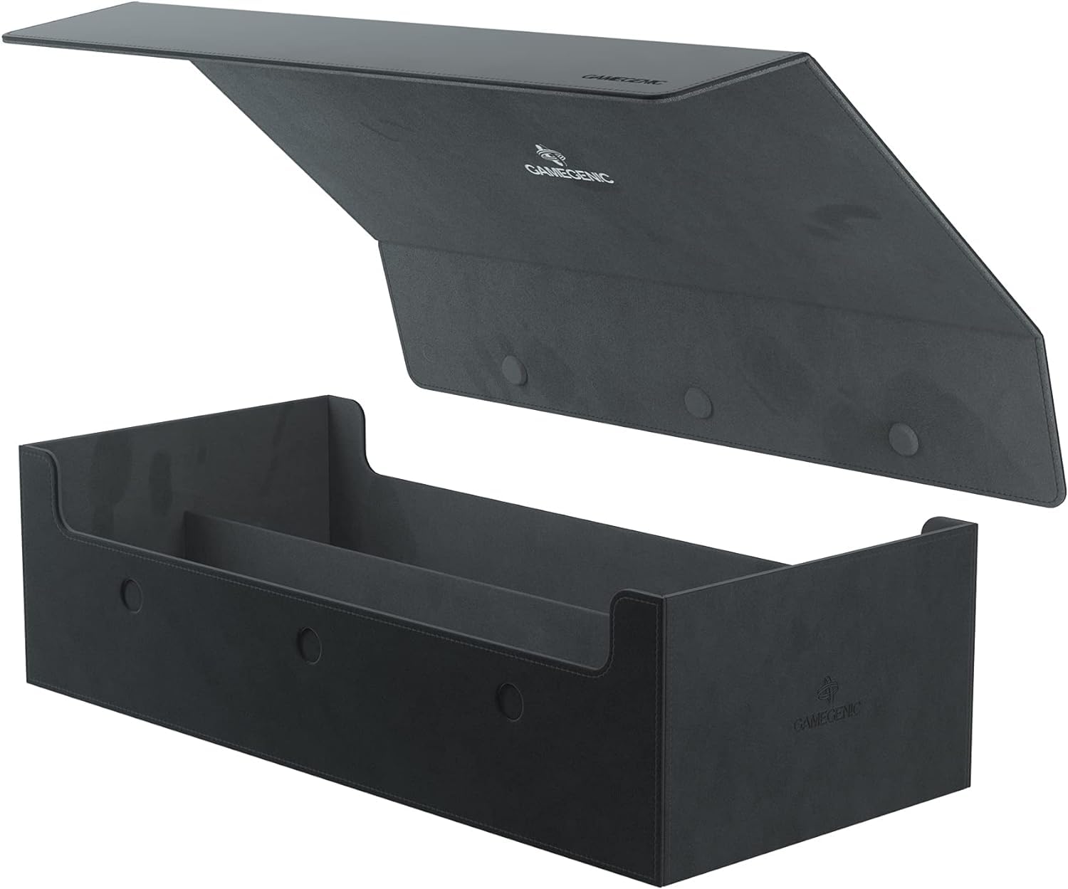 Gamegenic Dungeon 1100+ XL Card Box - Holds 1,100 Double-Sleeved Cards | Removable Cover | Plastic