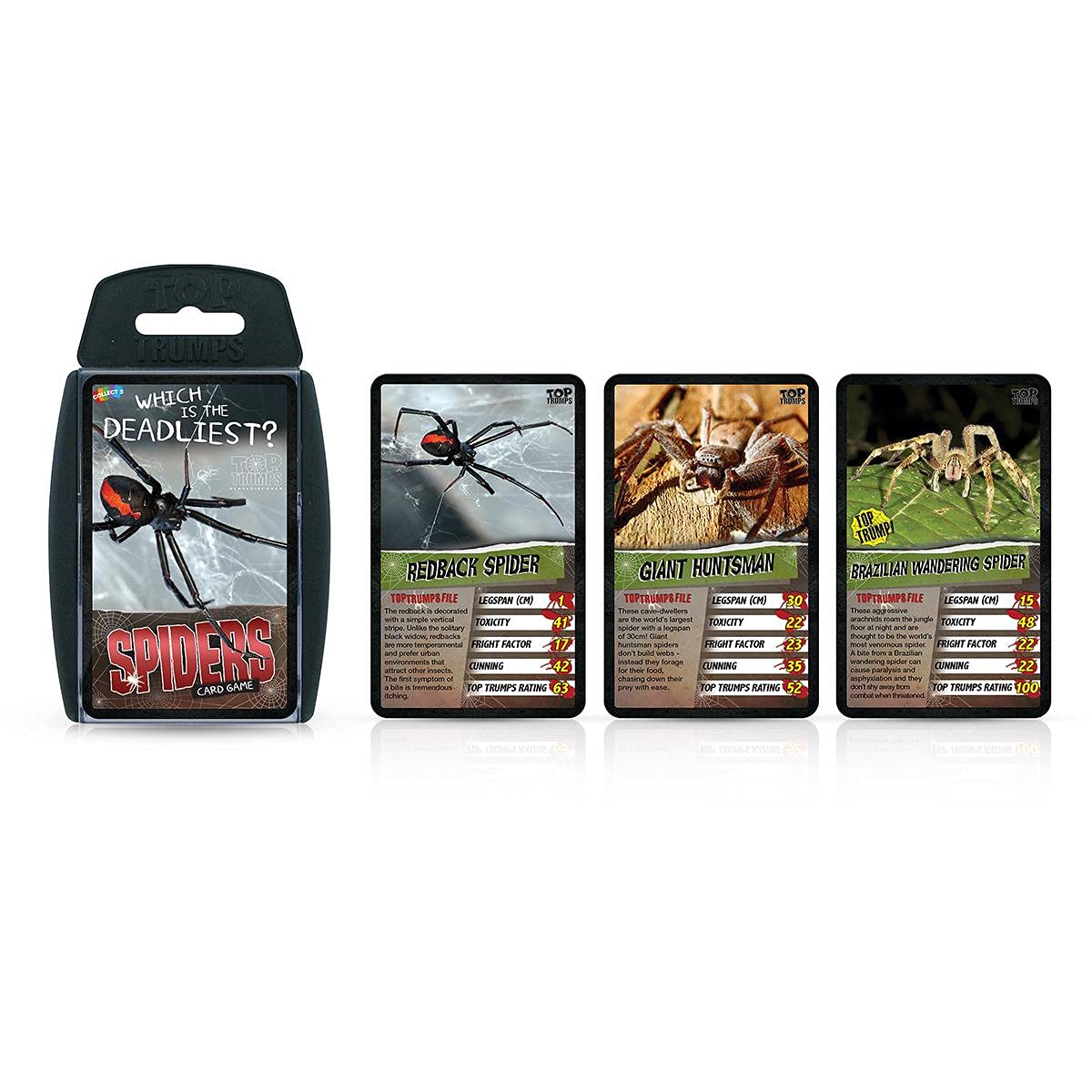 Top Trumps Spiders Classics Card Game - Educational Wildlife Game for Kids Ages 6+
