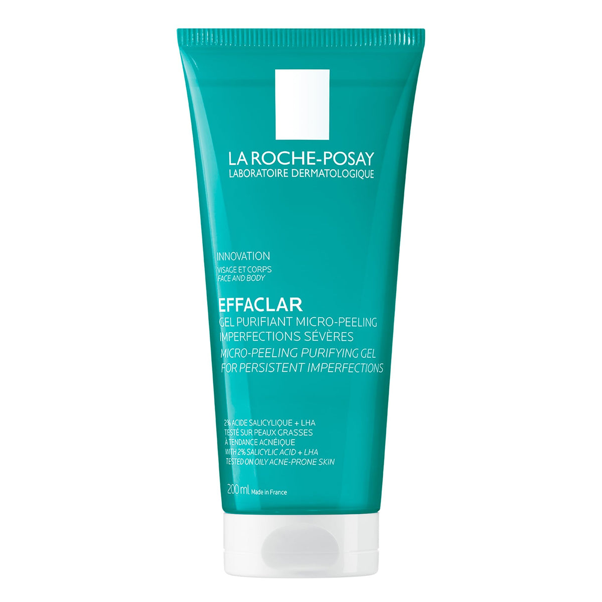 La Roche-Posay Effaclar Micro-Peeling Purifying Gel Wash - 400 ml, Face & Body
