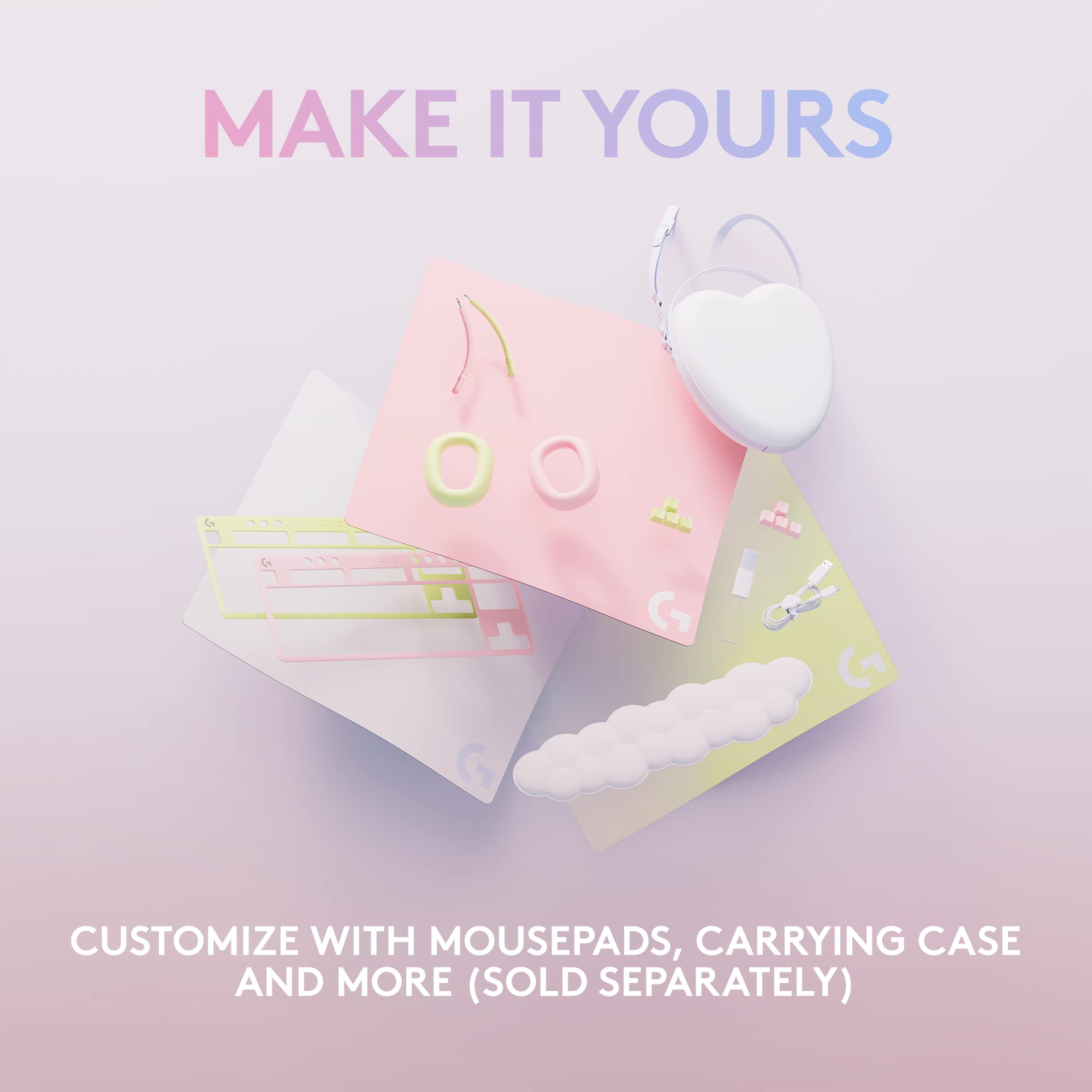 Logitech G G705 Wireless Gaming Mouse – White, LIGHTSYNC RGB, LIGHTSPEED, Bluetooth, Rechargeable 14