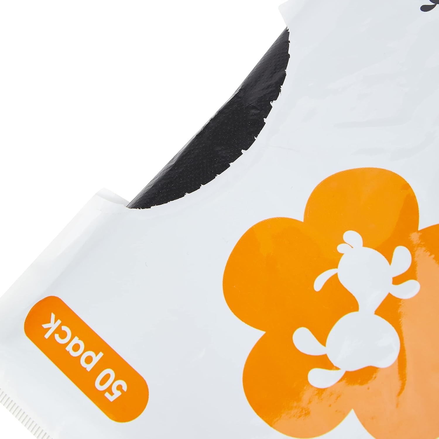 Petface Degradable Dog Poop Bags - 50 Count Pack | Tie Handle | Black 5