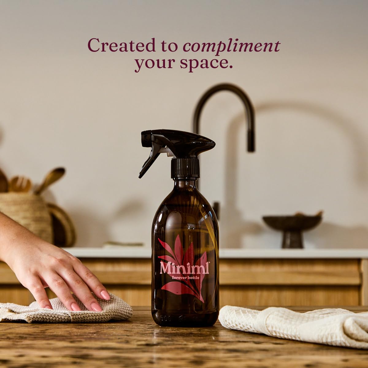 Miniml Oven & Hob Cleaner Spray - Powerful Grease Removal | Clementine Scent | 750ml 9