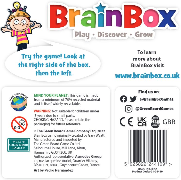 BrainBox Pictures Memory Card Game (GREG124410)