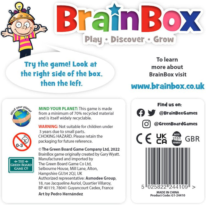 BrainBox Pictures Memory Card Game (GREG124410)