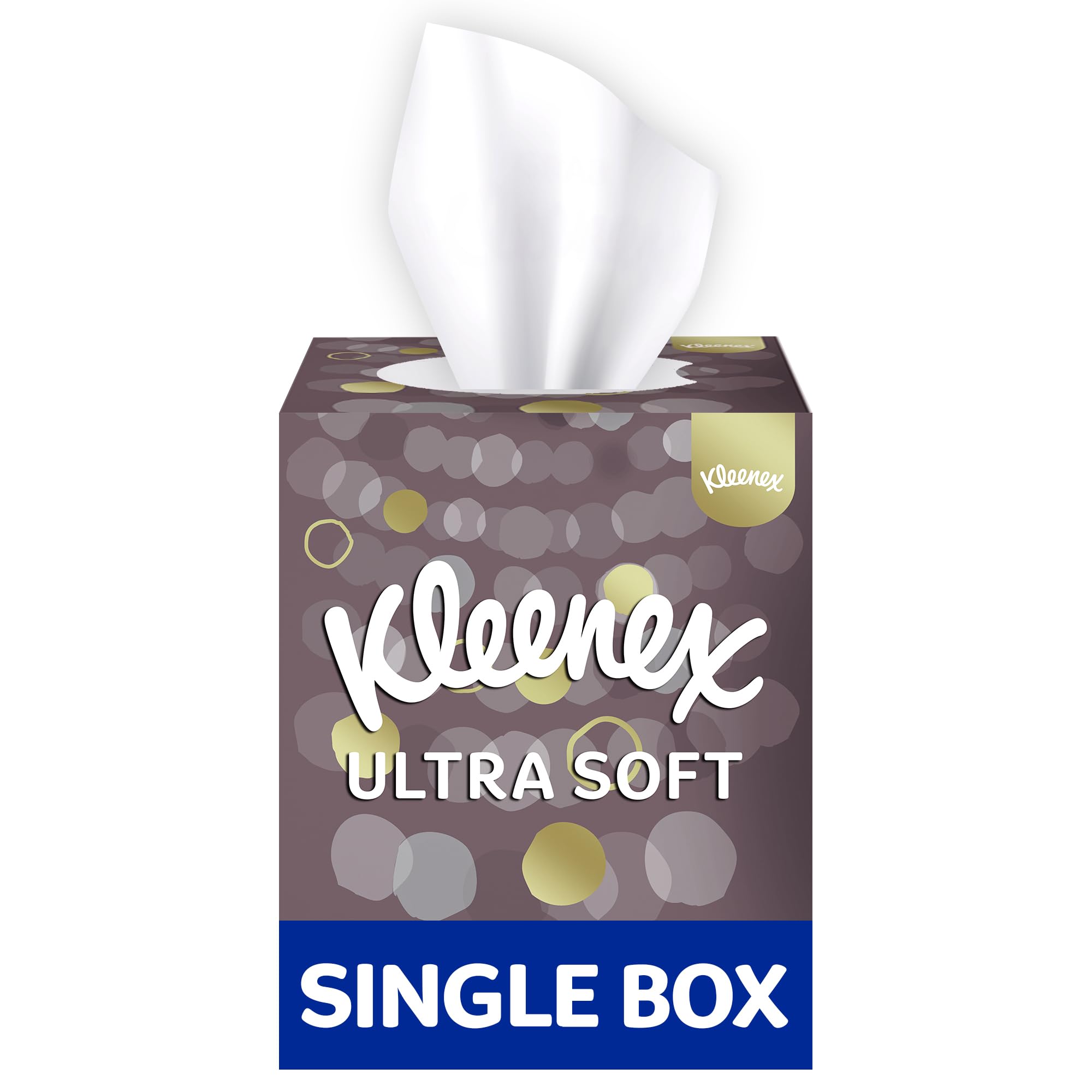 Kleenex Ultra Soft Facial Tissues - Single Cube Box | 48 Tissues | Unscented 1