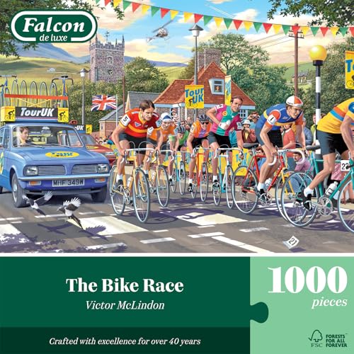 Falcon The Bike Race - 1000 Piece Jigsaw Puzzle for Adults 4
