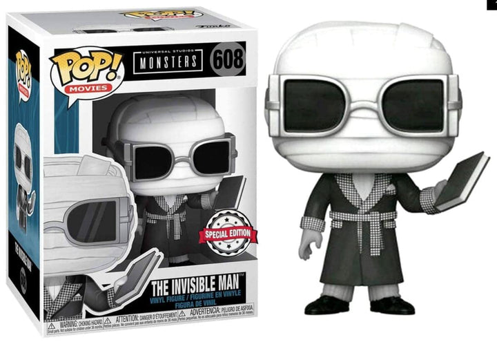 Universal Studios Monsters L&#39;uomo invisibile Escluso Funko 46856 Pop! Vinile #608