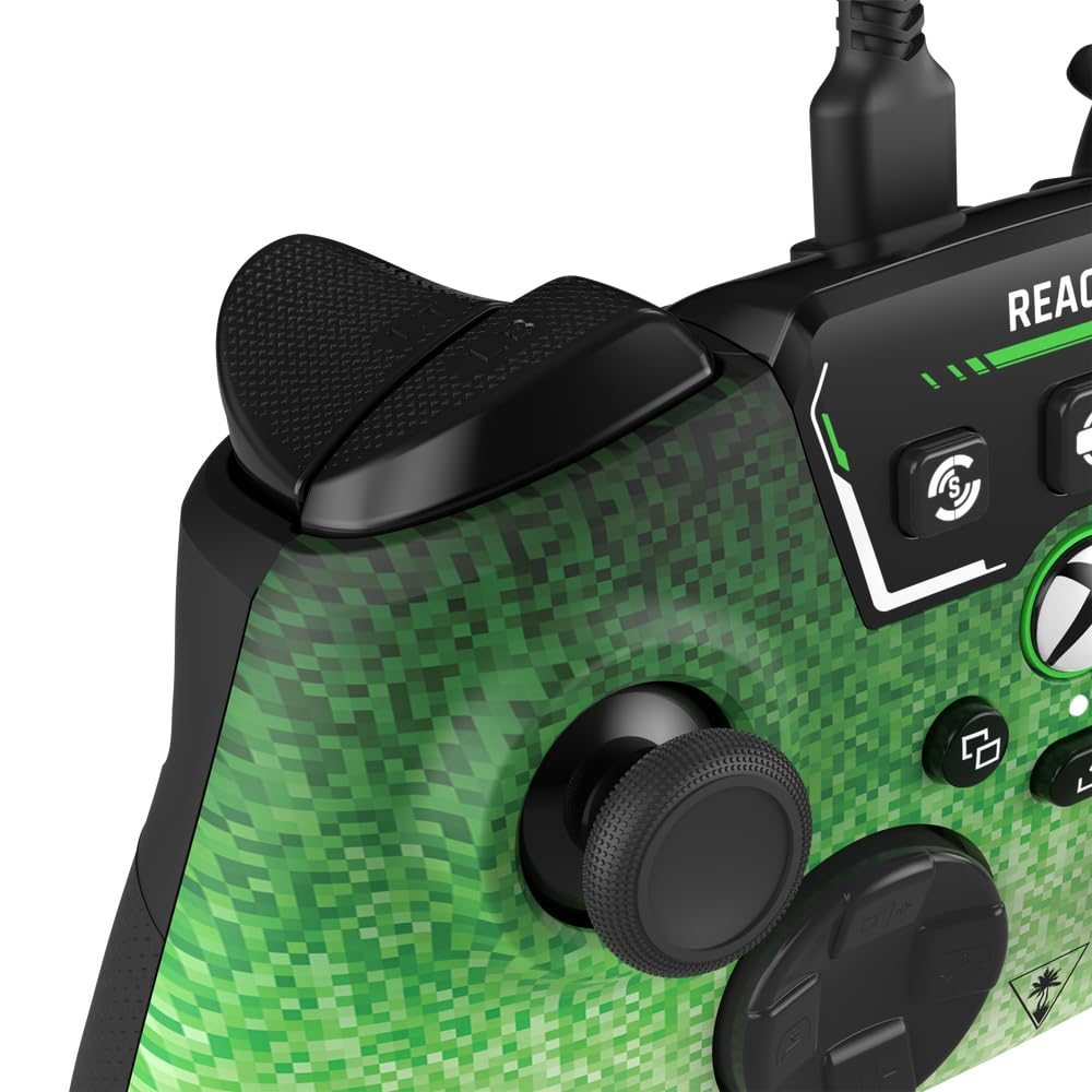 Turtle Beach React-R Pixel Wired Gaming Controller with Audio Controls, Mappable Buttons & Textured Grips for Xbox Series X|S, Xbox One & PC [Officially Licensed for Xbox] 7