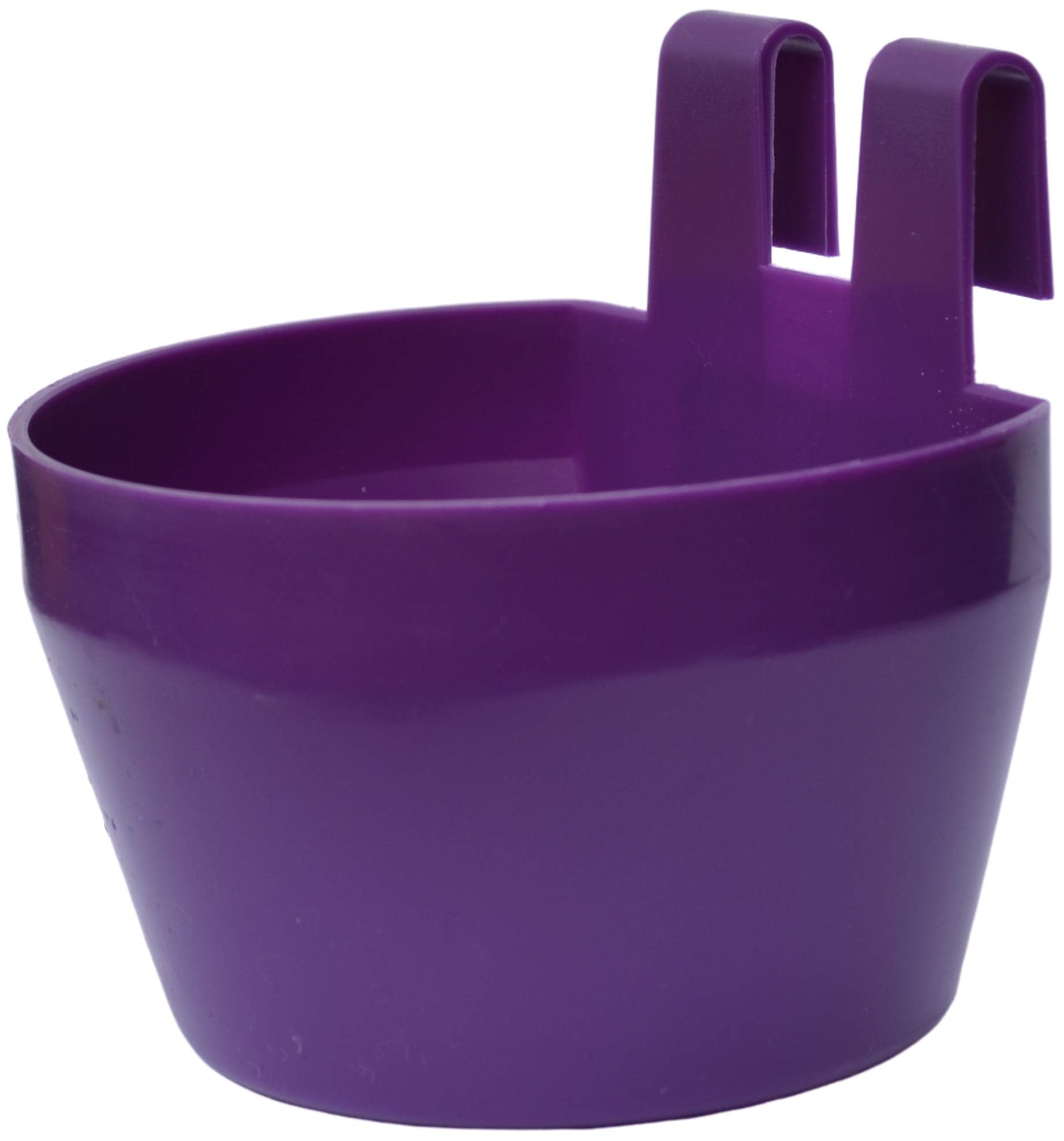 Supa Poultry Cage Cups - Pack of 12 for Food, Grit, or Water | Integral Hook | Multi-Colour Plastic 7
