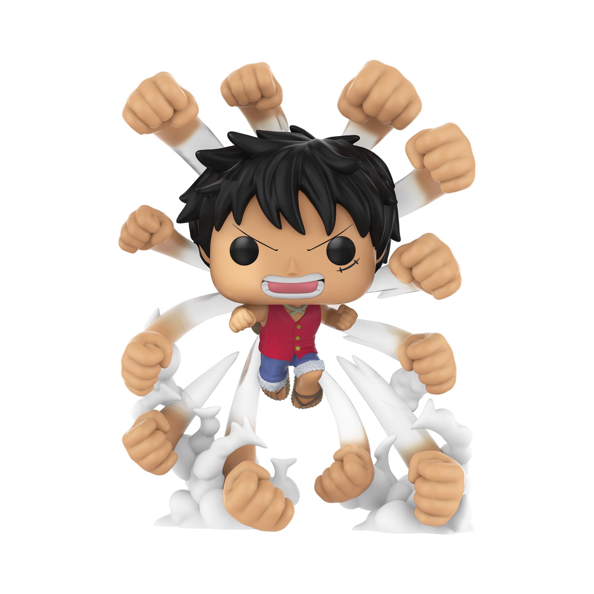 Funko POP! One Piece - Luffy Gum Gum Gatling Premium Vinyl Figure | 3.75 Inches | Amazon Exclusive 2