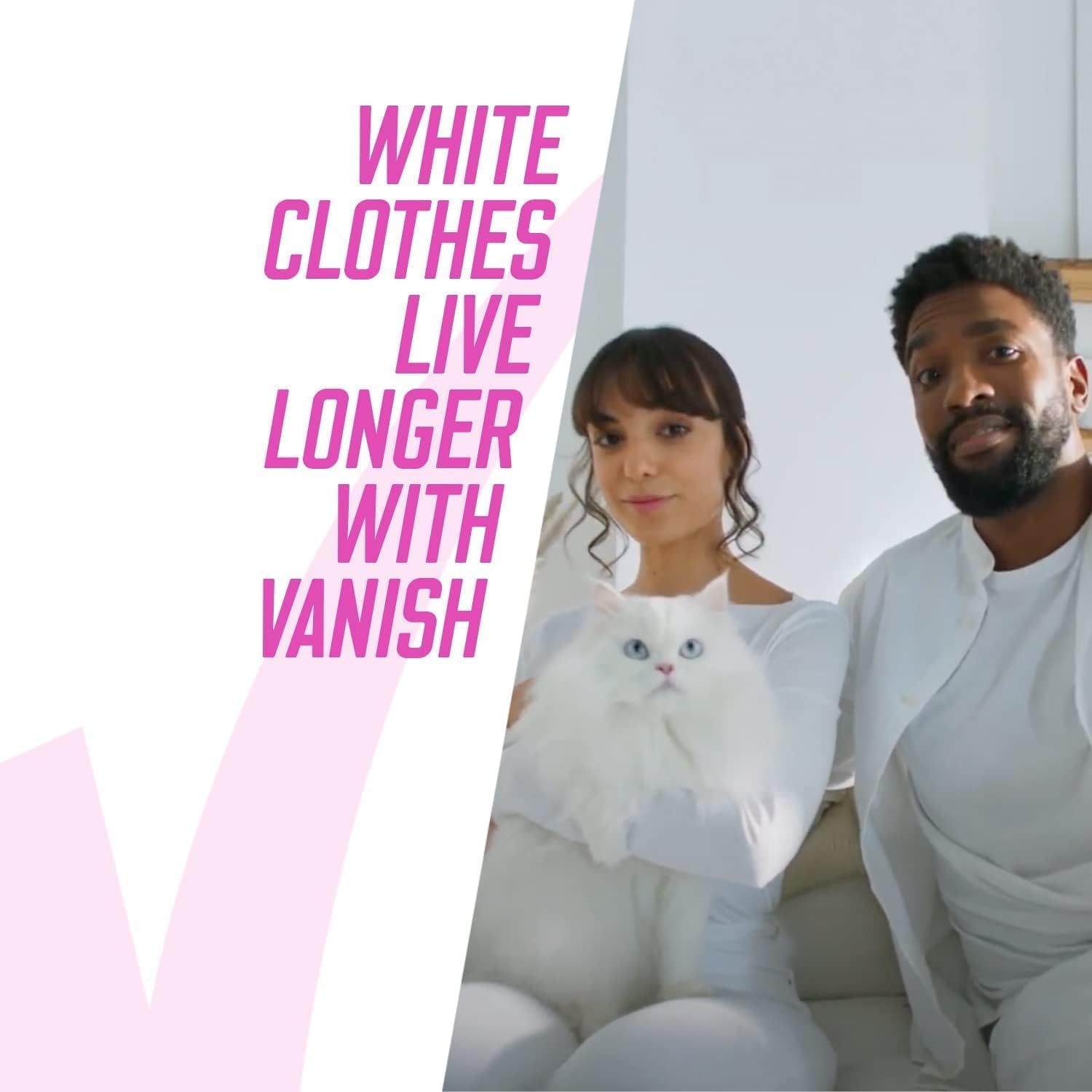 Vanish Oxi Action Laundry Whitener and Stain Remover Powder - Restores Whites Up to 3 Shades | 1kg 7