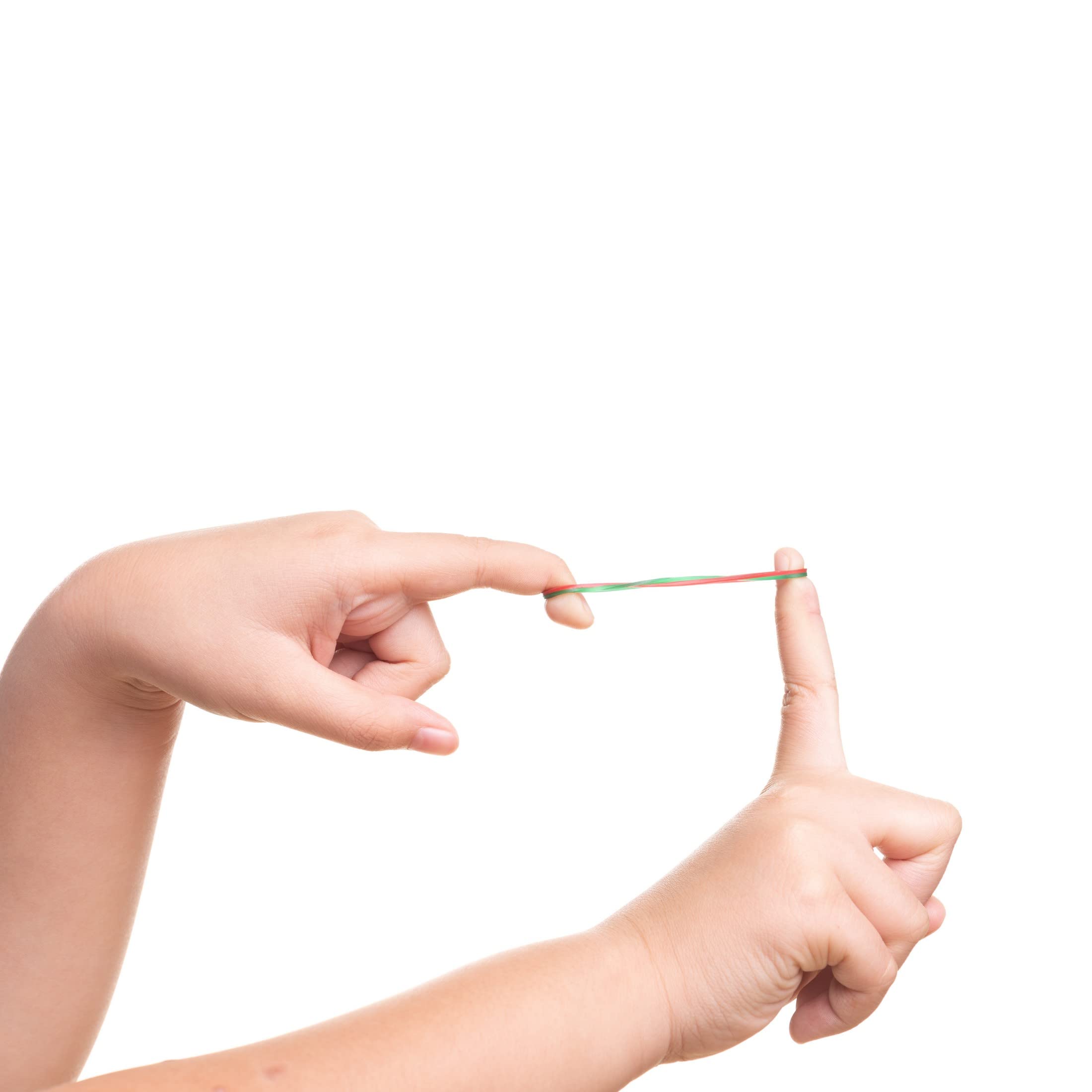 D.RECT Rubber Bands - 100g Bag | Assorted Colours | 25mm Diameter x 1.5mm Width 3