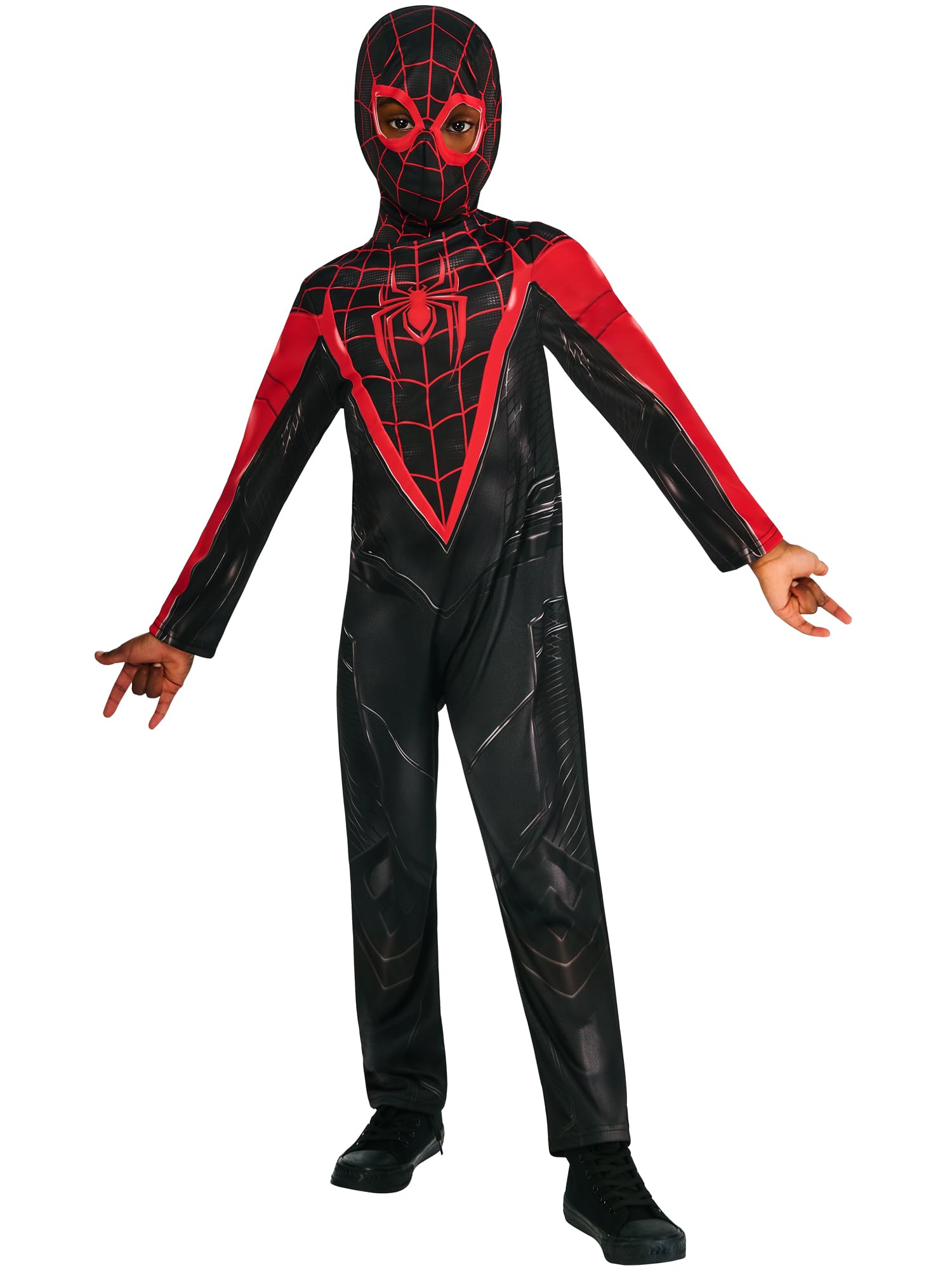 Rubies Spiderman Miles Morales Gamerverse Costume - Size 5-6