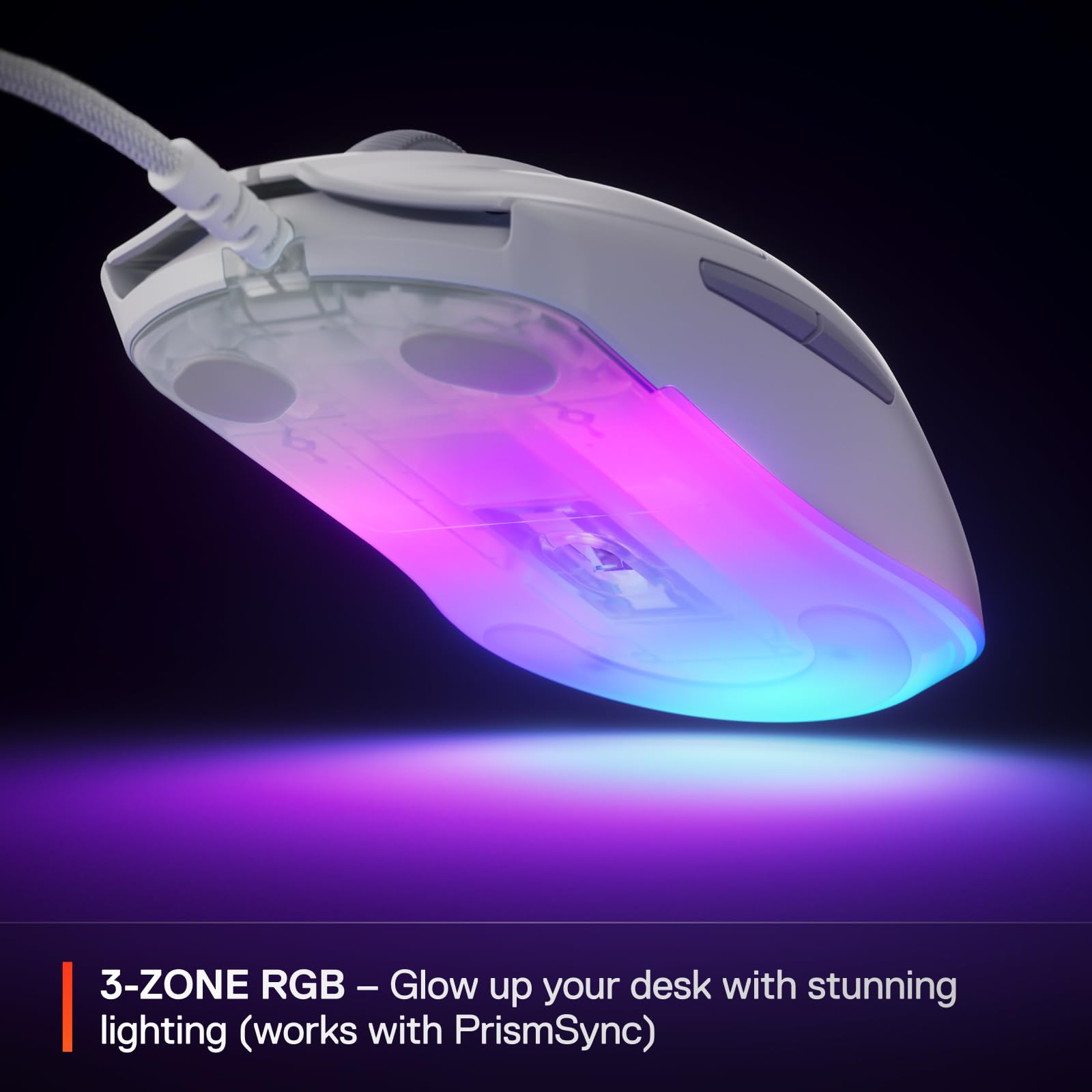 SteelSeries Rival 3 Gen 2 Gaming Mouse - 8500 DPI TrueMove Core Optical Sensor, 1.35ms Click Latency, RGB Lighting 14