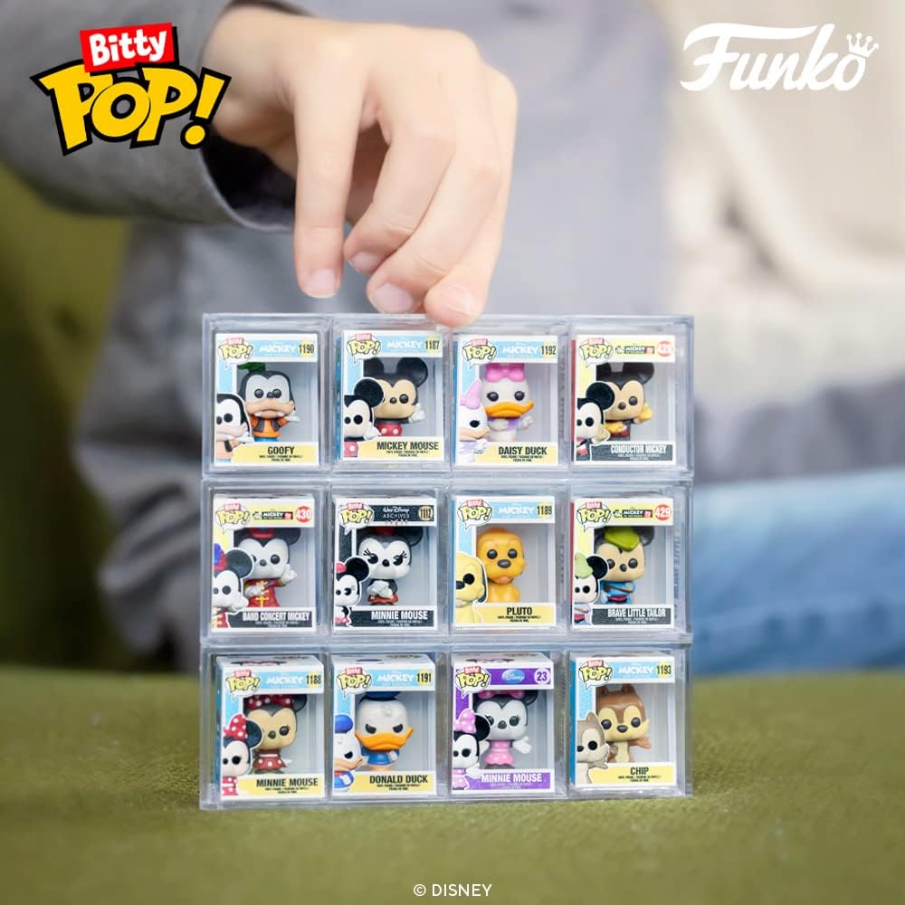 Funko Bitty POP! Disney - Goofy, Chip, Minnie Mouse (Hands Folded) & Mystery Figure Vinyl Collectible 4-Pack