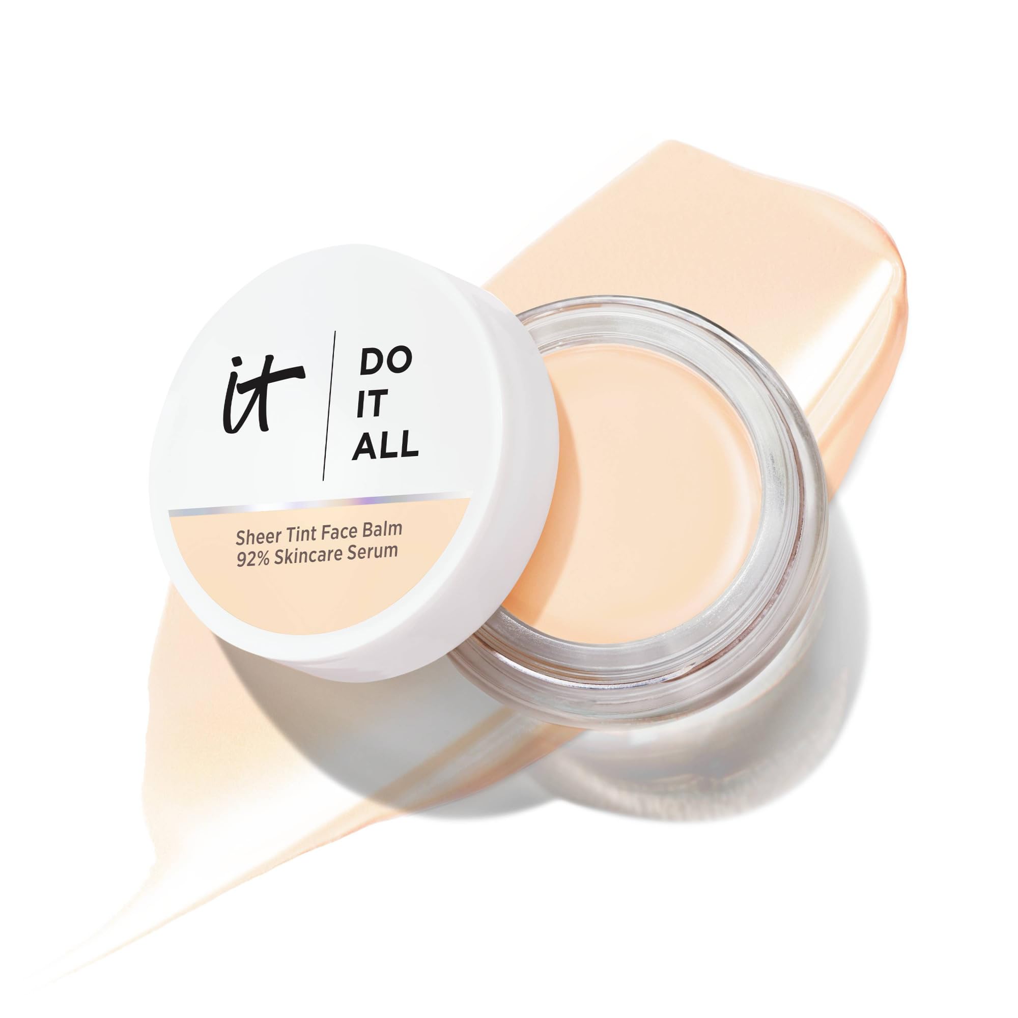 IT Cosmetics Do It All Sheer Tint Face Balm - Sheer Coverage | 24hr Hydration | Wrinkle Minimizing | Fairest Neutral 1