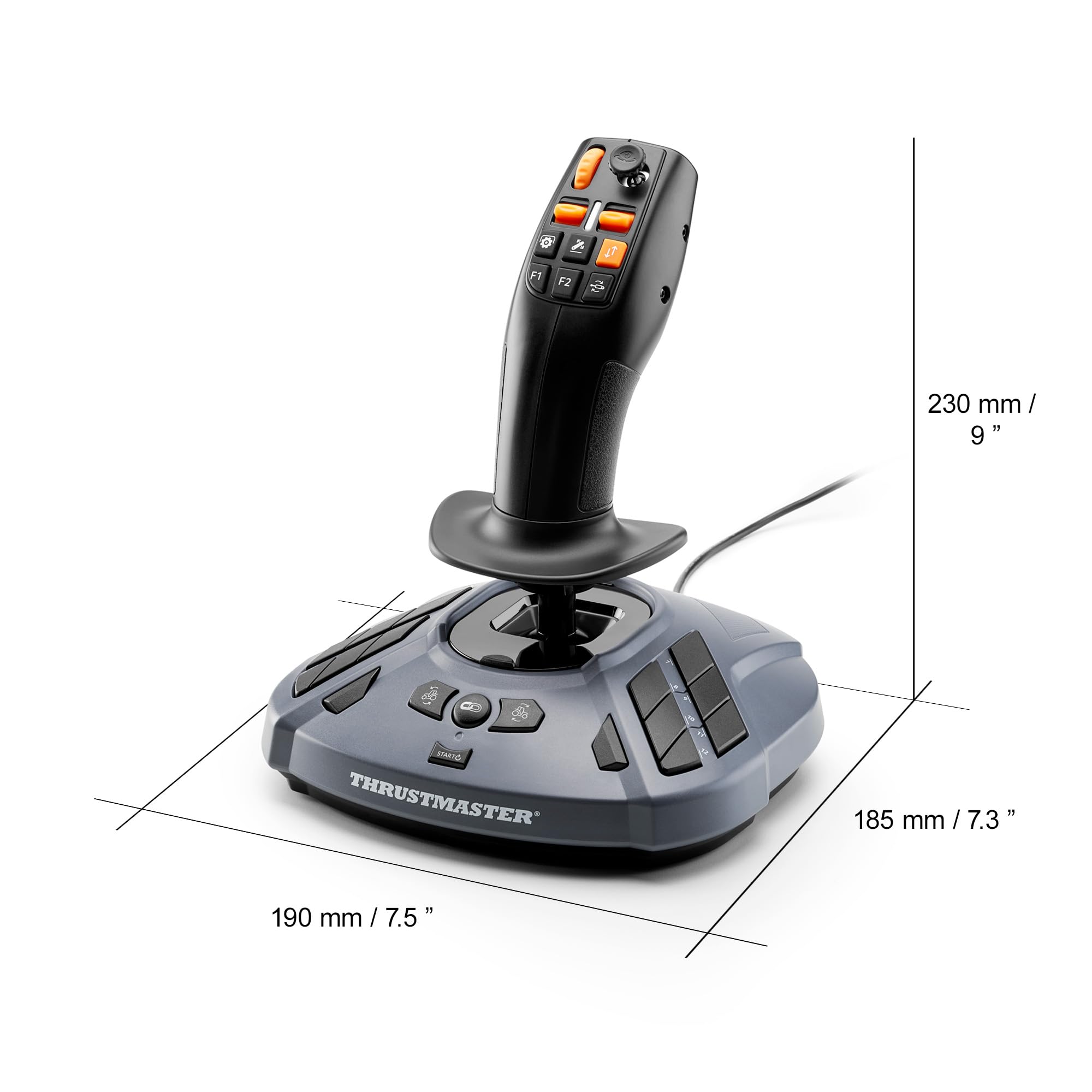 Thrustmaster SimTask FarmStick - PC Joystick | 33 Buttons | Ergonomic 5