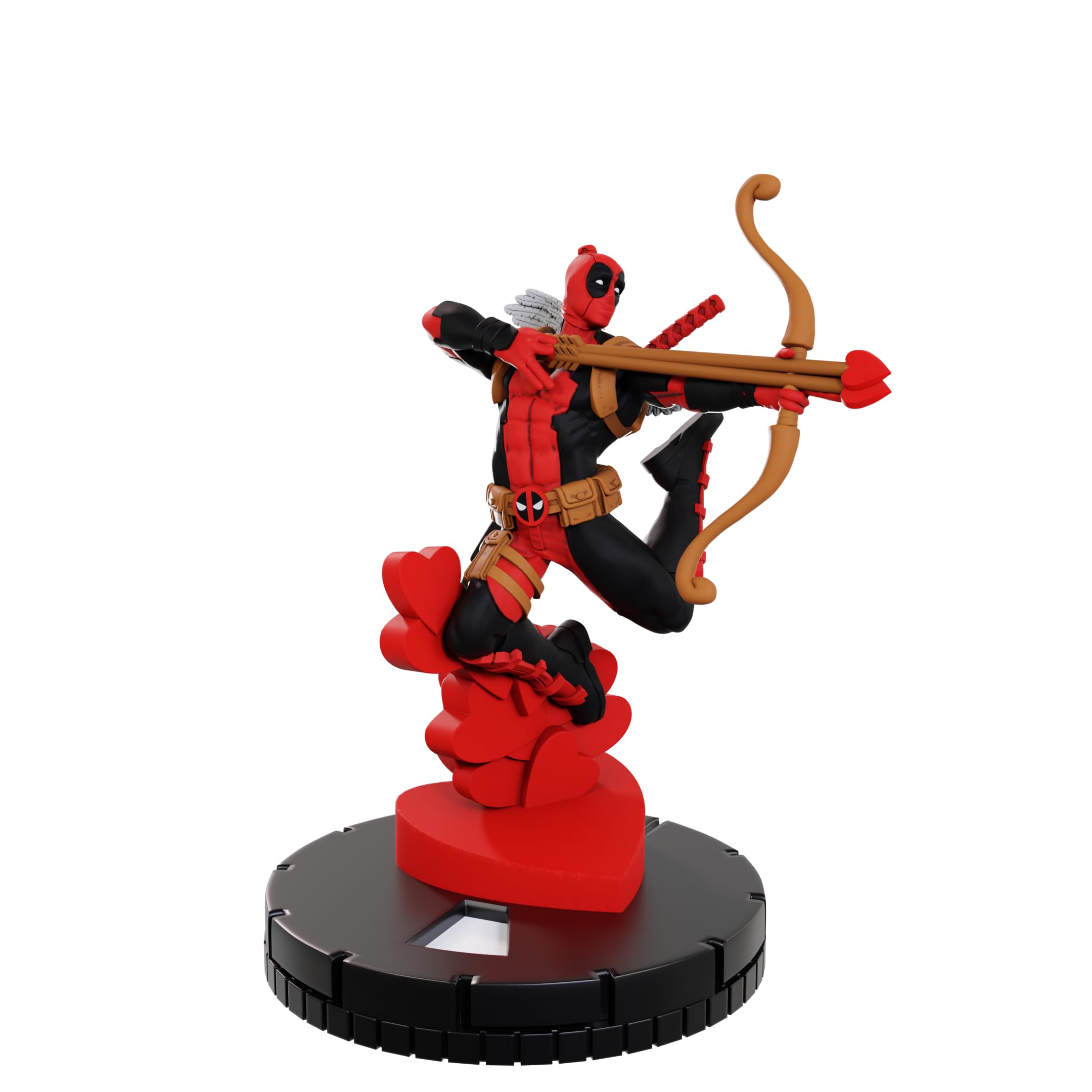 WizKids Marvel HeroClix Iconix: Cupid Deadpool Miniature Figure | Pre-painted 1