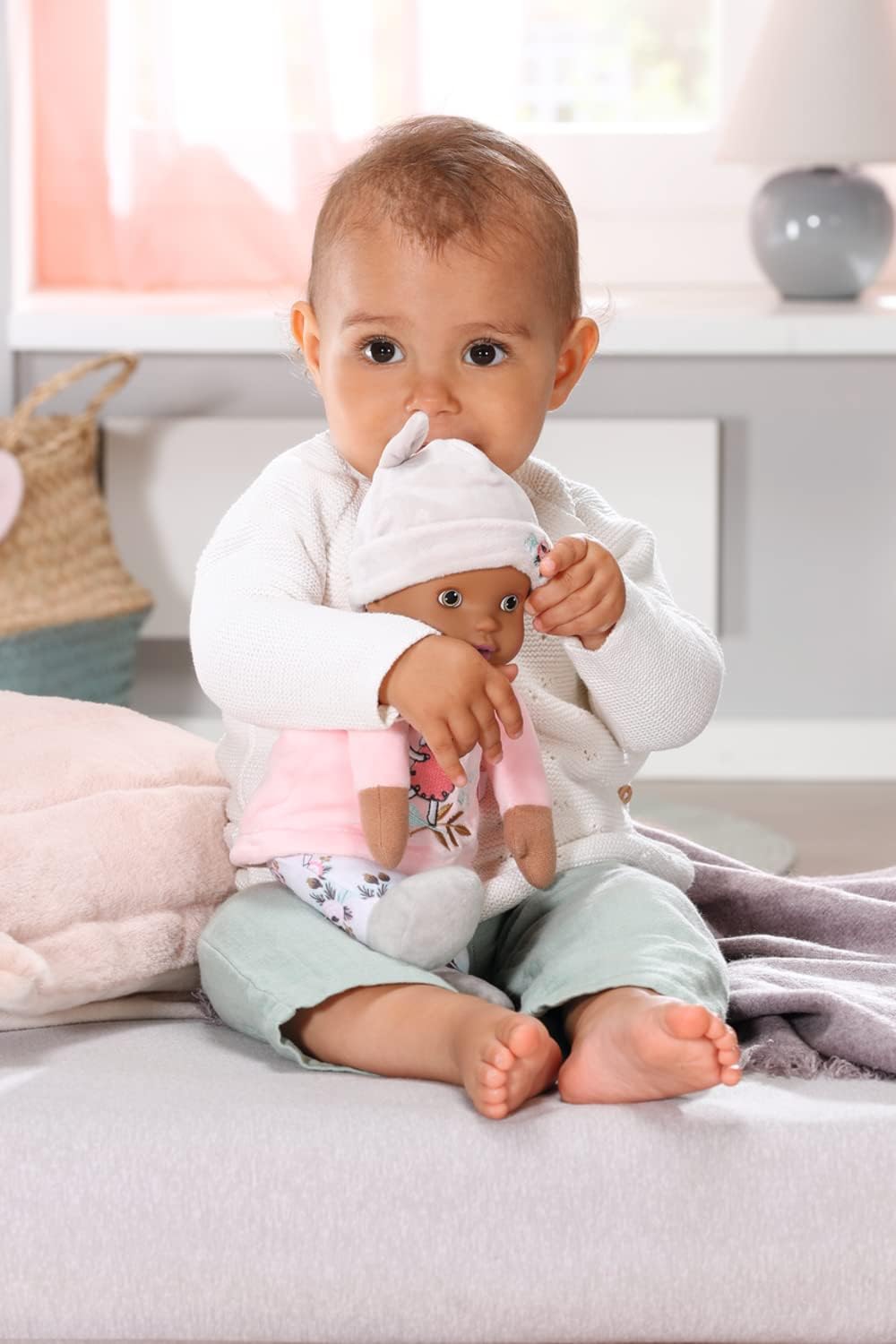 Baby Annabell Sweetie For Babies 706435 - 30cm Doll with Soft Fabric Body & Rattle 11