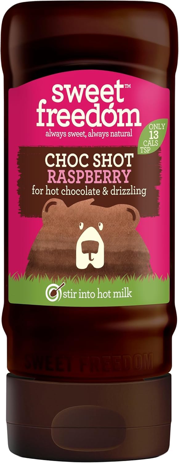 Sweet Freedom Choc Shot Raspberry - Refined Sugar Free Chocolate Syrup | 320g 1