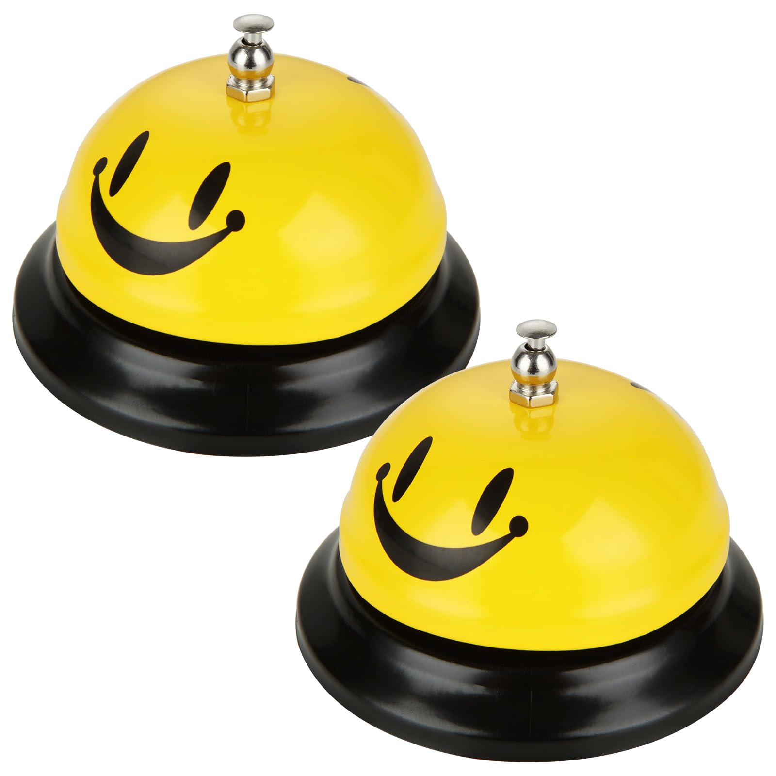 ASelected Counter Bell Service Bell - 2 Pack | 8.5cm Diameter | No Batteries Required