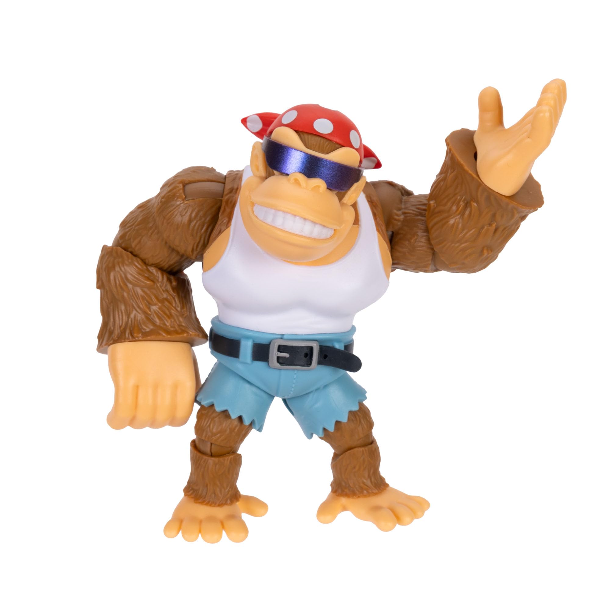 Nintendo Funky Kong Action Figure - 15 Points Articulation | 4 Inch | Ages 3+ 1