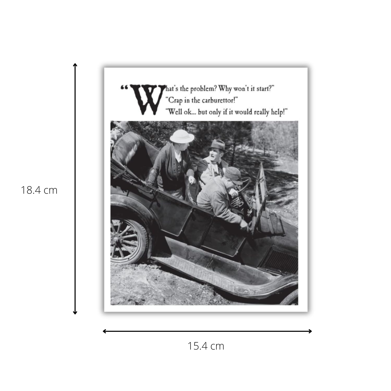 Emotional Rescue Funny Birthday Card - Humor, Envelope Included | 15.4 x 18.4 cm 6