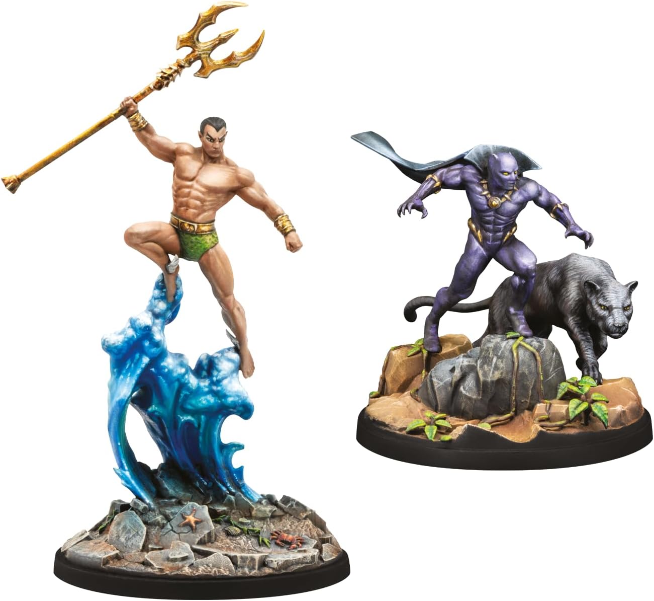 Atomic Mass Games Marvel: Crisis Protocol Black Panther Chosen of Bast & Namor Miniatures Expansion 2