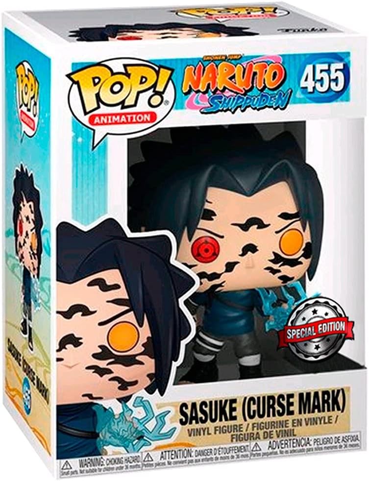 Funko Pop! Animation Naruto Shippuden - Sasuke Uchiha (Curse Mark) Vinyl Figure (FU35525)