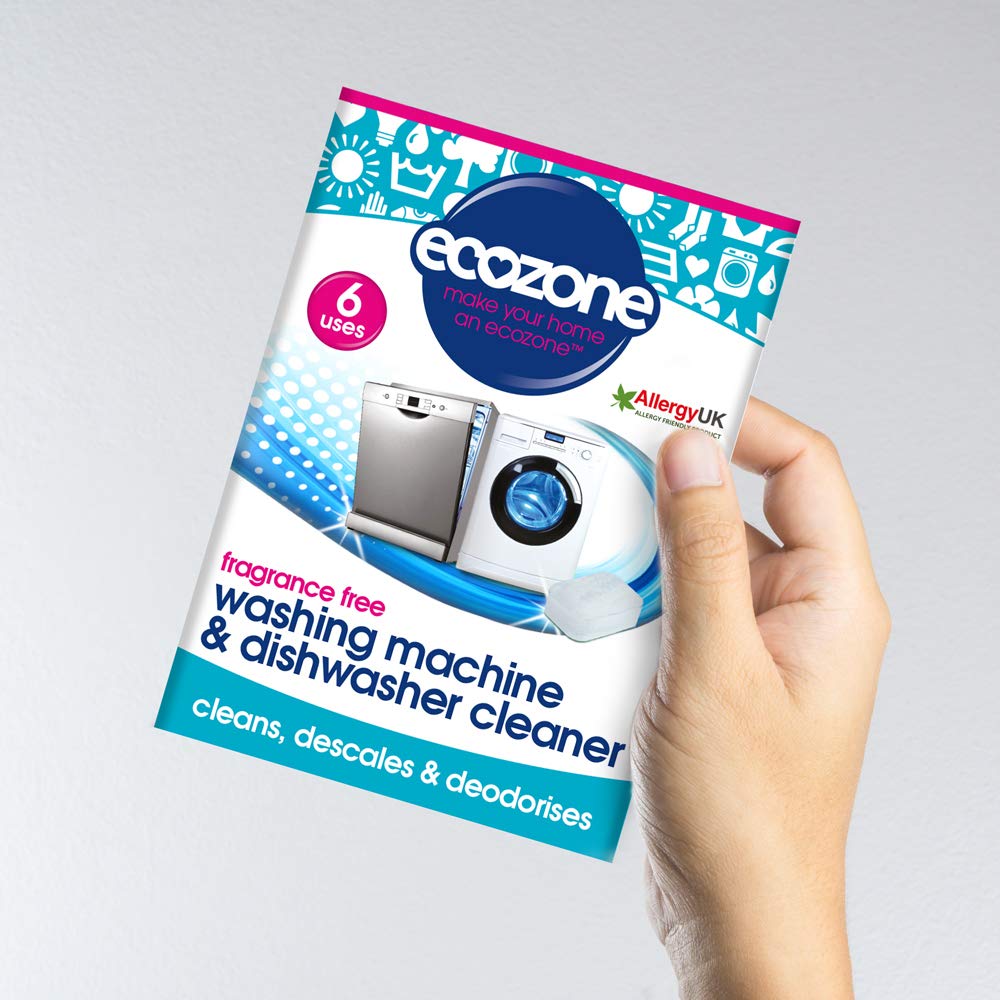 Ecozone Washing Machine & Dishwasher Cleaner Tablets - 2-in-1 Descaler Kit | Unscented 3