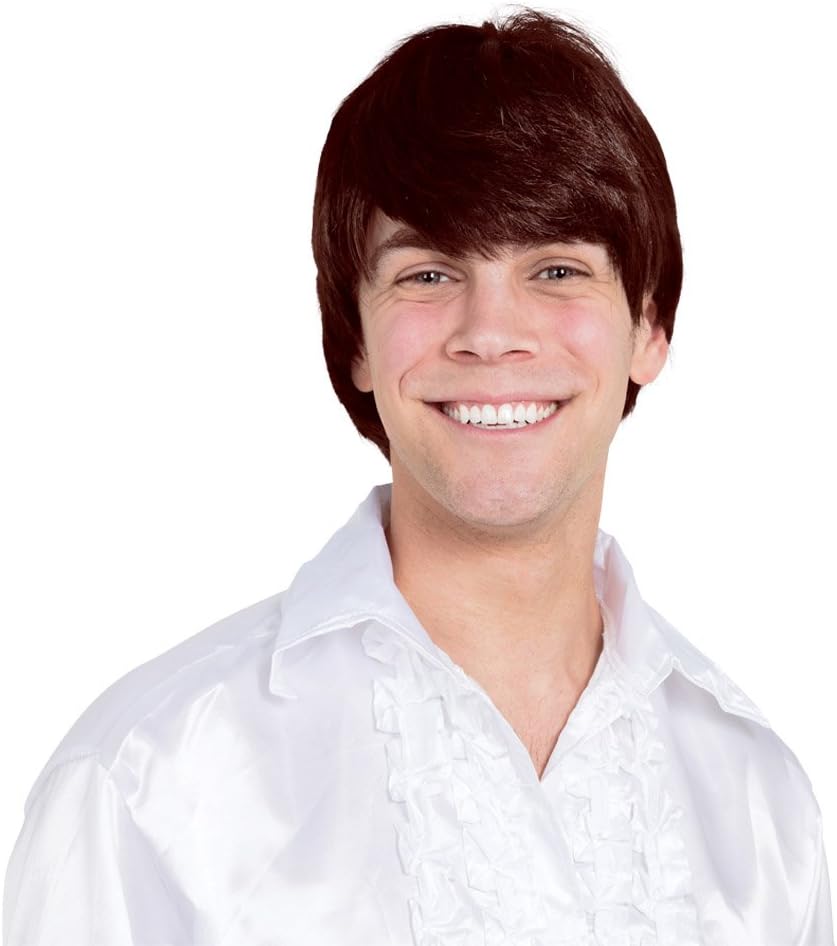 Bristol Novelty 60's Brown Male Wig BW941