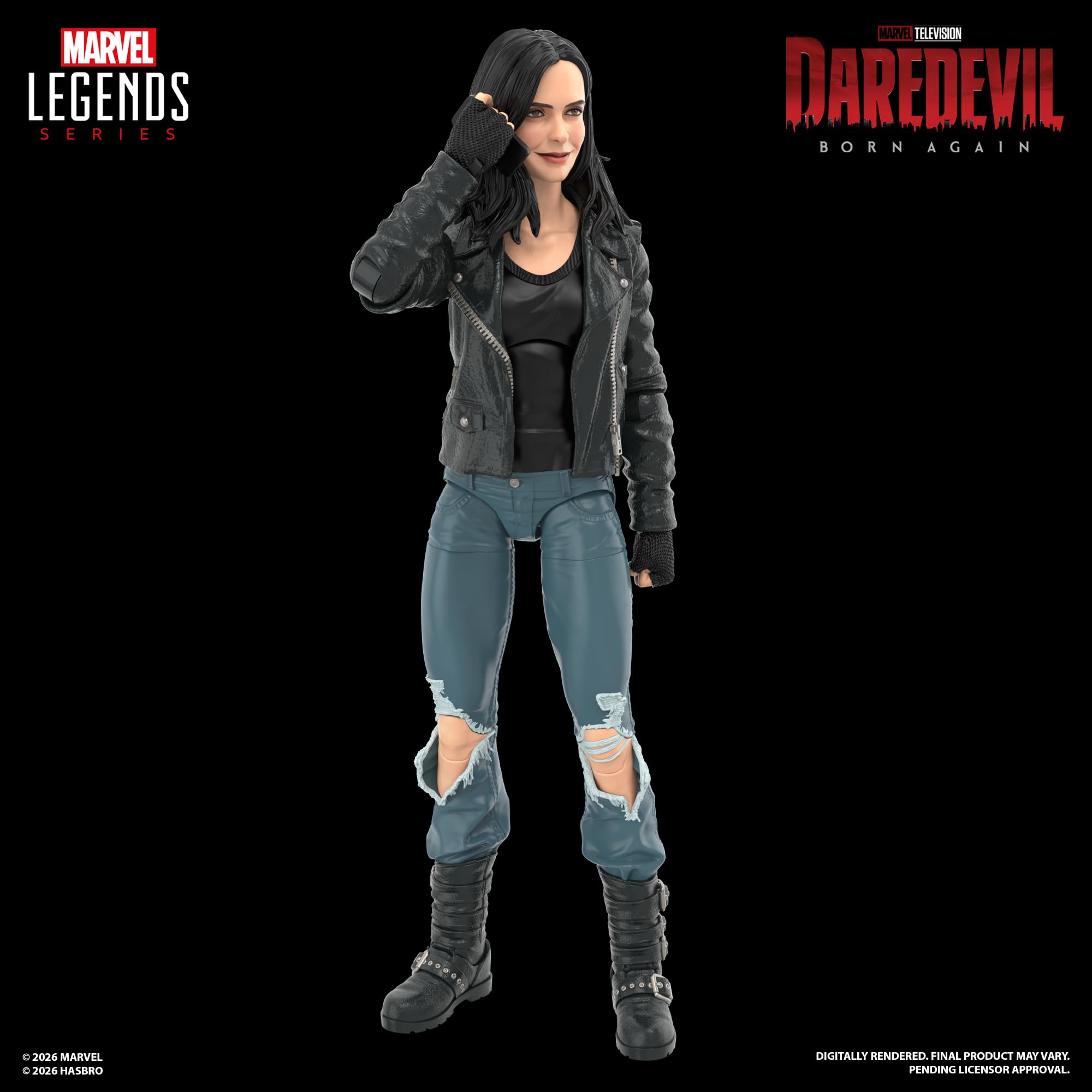 Marvel Legends Series Daredevil & Jessica Jones Action Figures Set | 6-Inch Scale 6