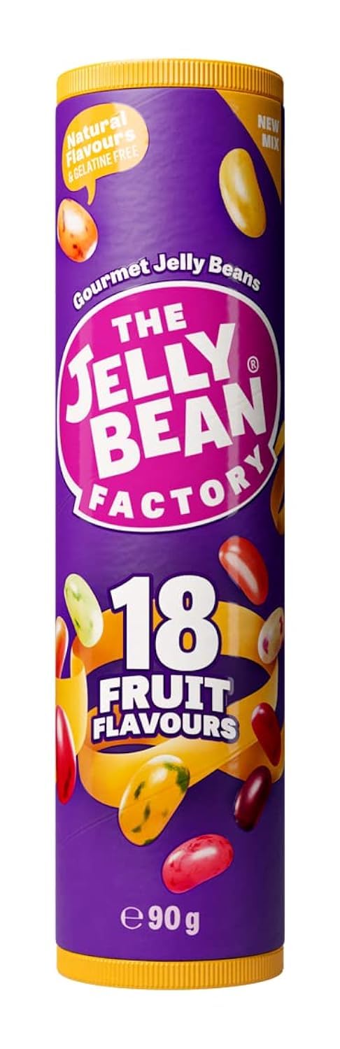 The Jelly Bean Factory Gourmet Jelly Beans 18 Flavour Mix - Gluten Free, Gelatine Free