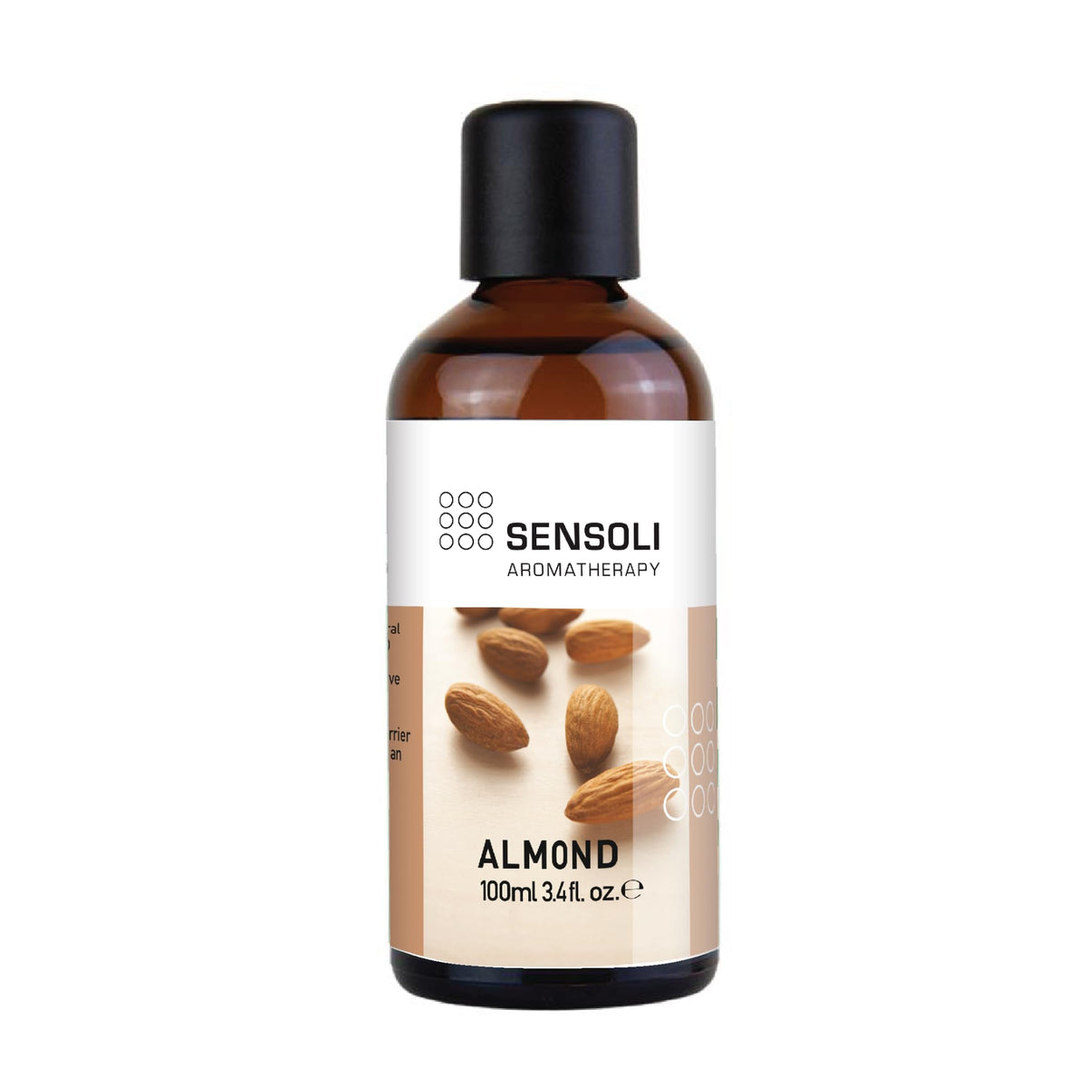Sensoli Sweet Almond Oil - 100% Pure Carrier Oil for Skin & Hair | 100ml