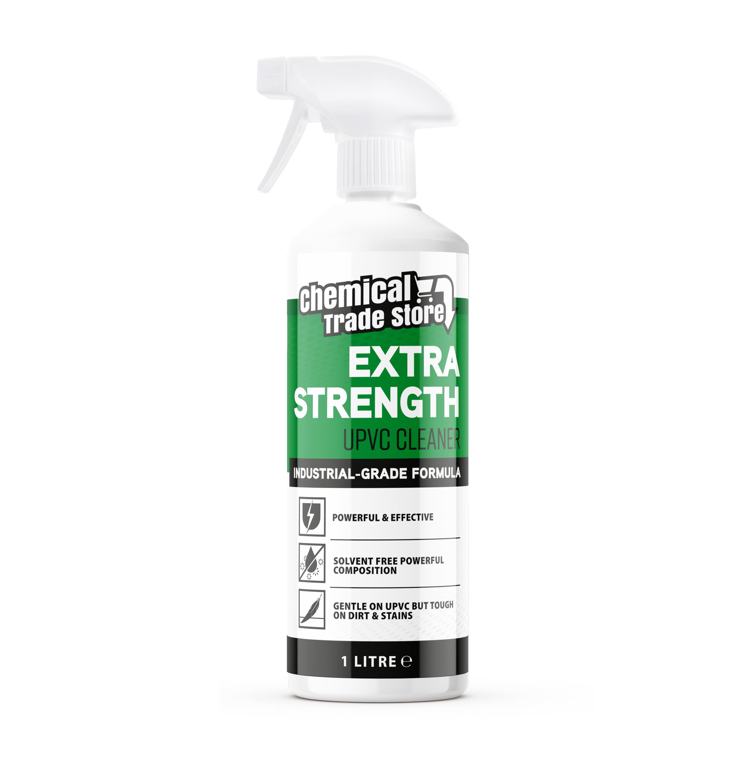 Chemical Trade Store UPVC Cleaner - Industrial Strength for Doors, Windows, Plastic | 1L Liquid 1