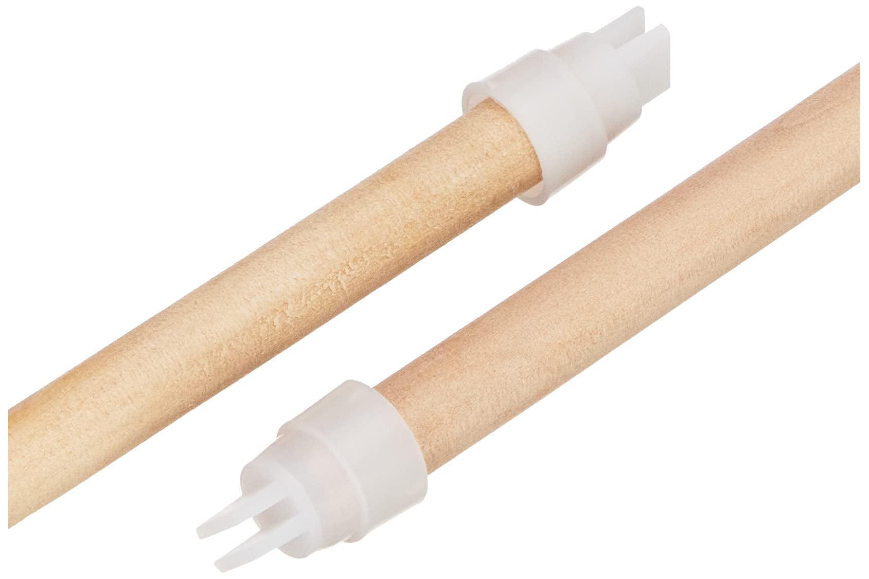 Kerbl Pet Wooden Perches - 45 cm Length | 2 x 10 mm & 2 x 12 mm Diameter | Includes Cage Bar Attachments