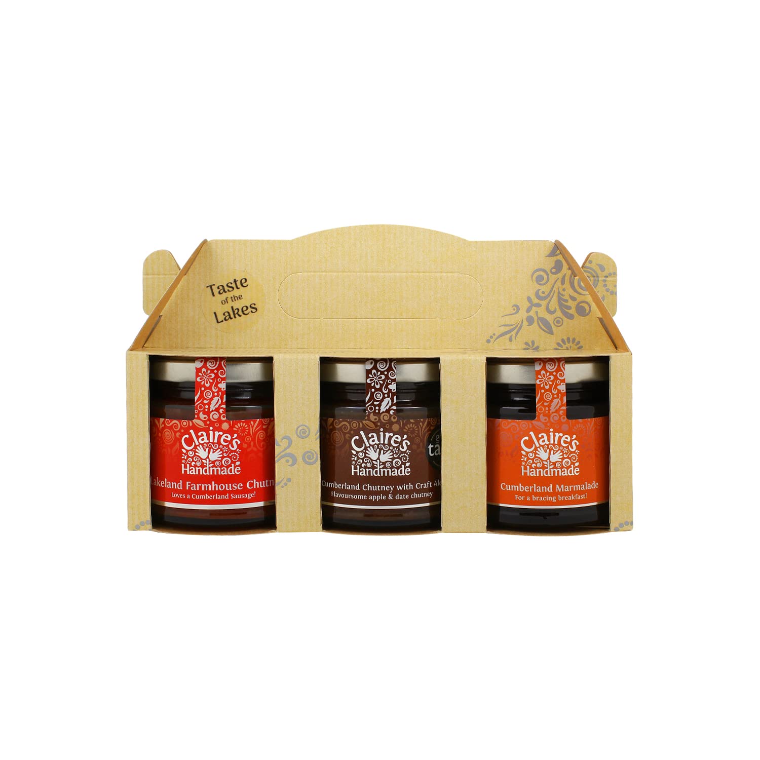 Claire's Handmade Taste of The Lakes Gift Pack (1x120g, 2x130g) - Lakeland Preserves 6