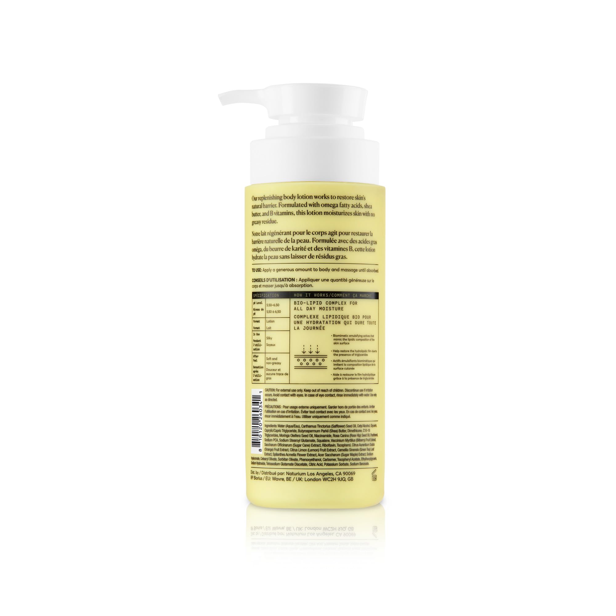 Naturium Bio-Lipid Restoring Body Lotion - Restores Skin Barrier, All Day Moisture, Shea Butter Scent | 414 ml 2