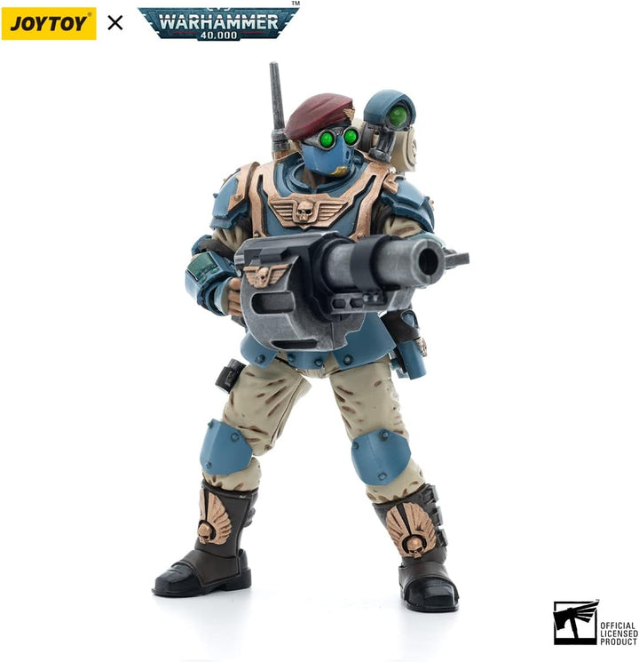 Bloomage Joytoy WH 40K Astra Militarum Tempestus Sci Com Grenadier 1/18 Action Figure (JT5161)