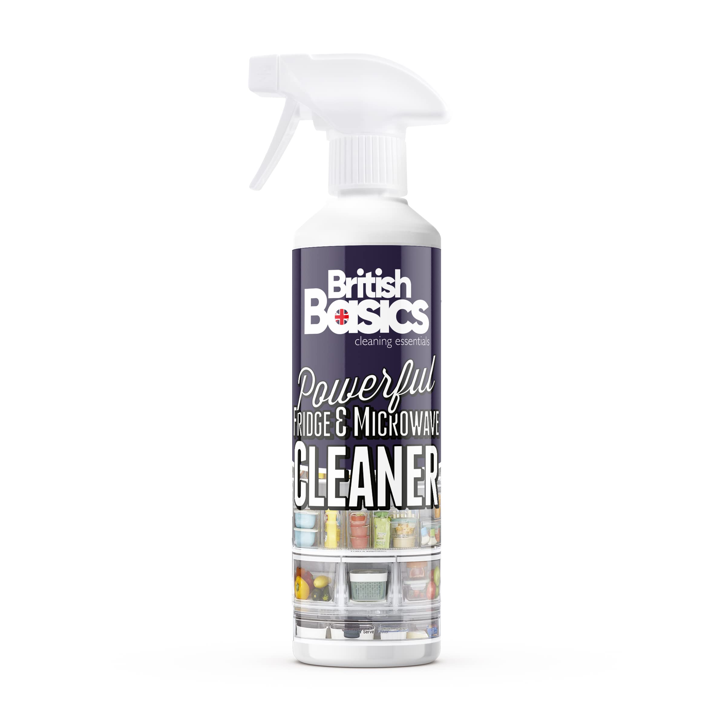 BritishBasics Fridge and Microwave Cleaner Spray - Hospital Grade Disinfectant, Fresh Scent, 500ml 1